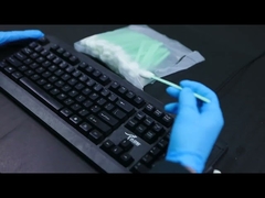 Électronique Tête circulaire écouvillons jetables en mousse de salle blanche