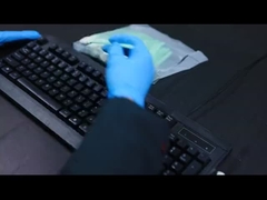 Écouvillon noir rond non pelucheux d'astuce de mousse d'éponge pour le nettoyage de voiture