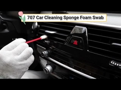 707 Lint libre rectangle éponge bâtonnet d'imprimante mousse écouvillons de nettoyage avec poignée rouge