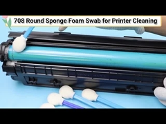 Les écouvillons de nettoyage de mousse de l'unité centrale 100PCS moulent l'écouvillon de nettoyage avec le bâton de pp