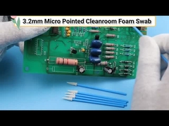 Écouvillons en coton à pointe industrielle pour semi-conducteurs