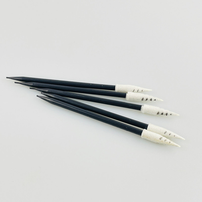 L'astuce pointue en spirale de mousse tamponne le noir pour l'imprimante Electronic Cleaning