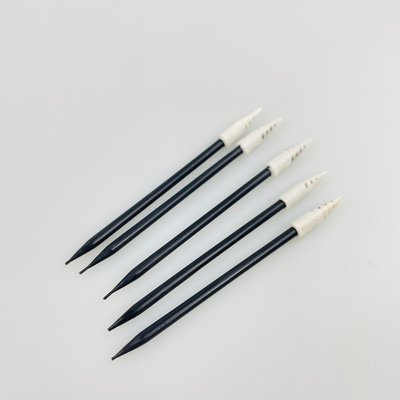 L'astuce pointue en spirale de mousse tamponne le noir pour l'imprimante Electronic Cleaning