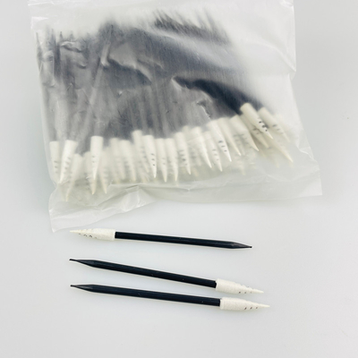 L'astuce pointue en spirale de mousse tamponne le noir pour l'imprimante Electronic Cleaning
