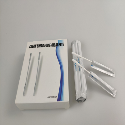Les Qtips principaux de coton du tampon de coton deux remplis d'alcool pour IQOS nettoient