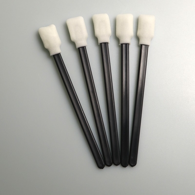 Imprimante principale Cleaning Foam Swabs de format d'éponge carrée plate avec la poignée noire