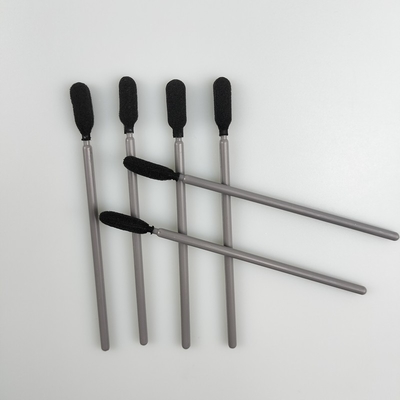Noir de nettoyage 3,6" de bâton de pp d'éponge non pelucheuse rigide de Cleanroom