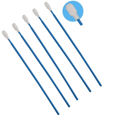 6,5" long polyester non pelucheux de poignée tamponne le nettoyage de tergal de palette de Cleanroom