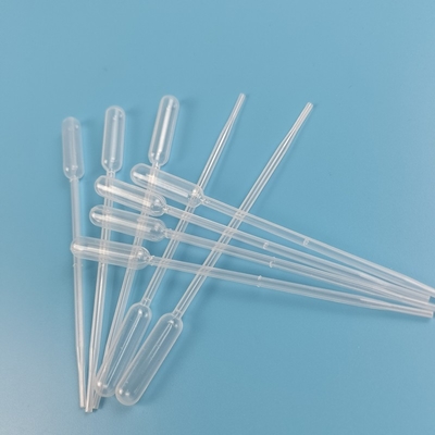Utilisation jetable de laboratoire de pipette de Pasteur de transfert de collection de spécimen