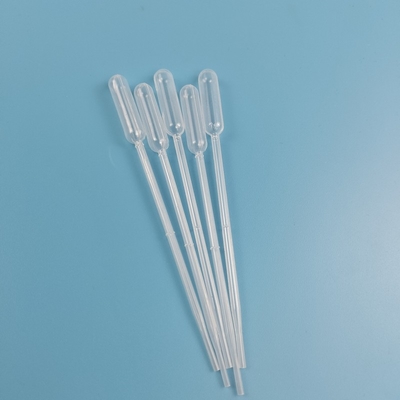 Utilisation jetable de laboratoire de pipette de Pasteur de transfert de collection de spécimen