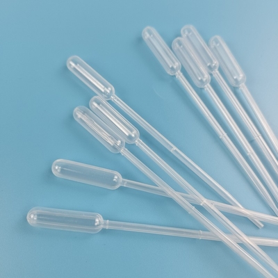 Utilisation jetable de laboratoire de pipette de Pasteur de transfert de collection de spécimen