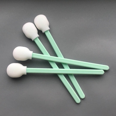 Écouvillon rond de nettoyage de mousse d'éponge de lucette pour le cleanroom non pelucheux