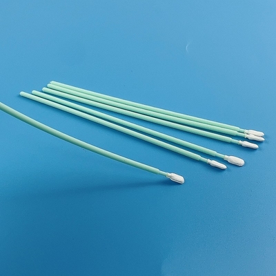 6,4" écouvillon long de nettoyage de polyester non pelucheux avec la lentille optique de palette flexible propre