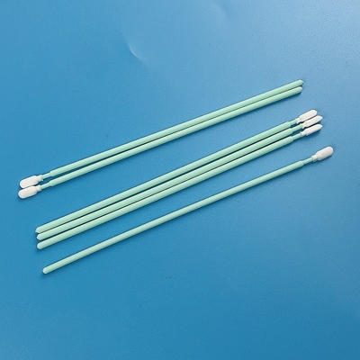 6,4" petit polyester tamponne le double bâton de nettoyage tricoté de tergal admis par échantillons