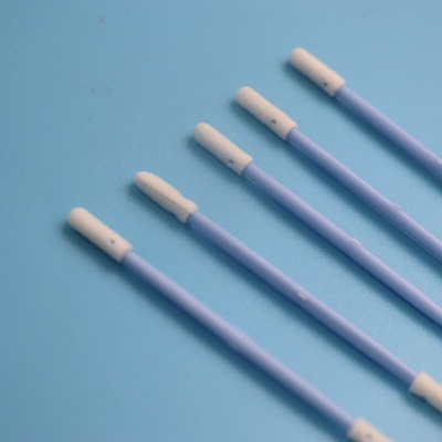 Le Cleanroom principal rond micro d'éponge écument l'écouvillon 3.2mm non pelucheux