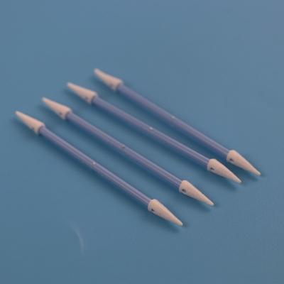 Double écouvillon principal aigu TX750 de mousse d'éponge de Cleanroom non pelucheux