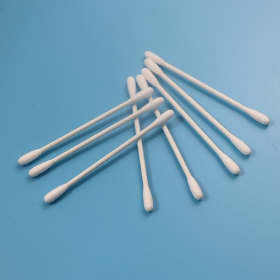 Tête ronde de nettoyage industrielle de tampon de coton de bâton de papier biodégradable grande