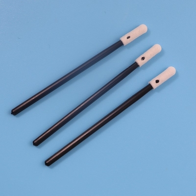 Écouvillon rond 3.2mm de mousse de Mini Head Black Handle Sponge non pelucheux