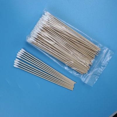6" Qtips en bois longs de tampon de coton de bâton écologiques