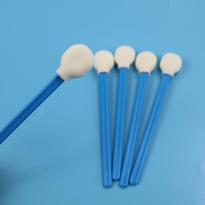 Écouvillon bleu TX708 d'astuce de mousse de Cleanroom d'entretien automobile de poignée non pelucheux