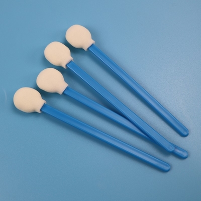 Écouvillon bleu TX708 d'astuce de mousse de Cleanroom d'entretien automobile de poignée non pelucheux