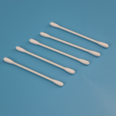 Double coton principal rond Bud Swab For Cleanroom de Qtips de bâton de papier biodégradable