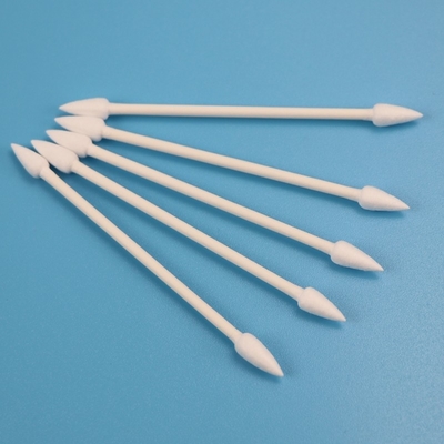 Double tampon de coton aigu de Qtips de têtes de bâton de papier écologique pour le Cleanroom CA-003