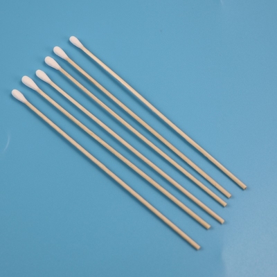 6" long coton en bois écologique Bud Swab For Daily Use de bâton