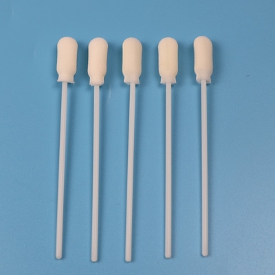 Les ABS collent l'écouvillon de échantillonnage jetable de grande astuce ronde de mousse de 10cm stérile