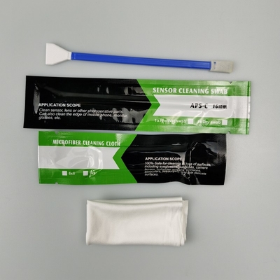 Écouvillon à capteur plein cadre avec lingettes en microfibre