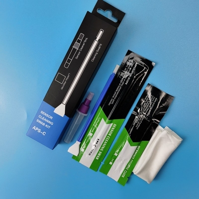 Microfiber doux tamponne la poussière de lentille de caméra CCD enlèvent le kit de nettoyage de capteur