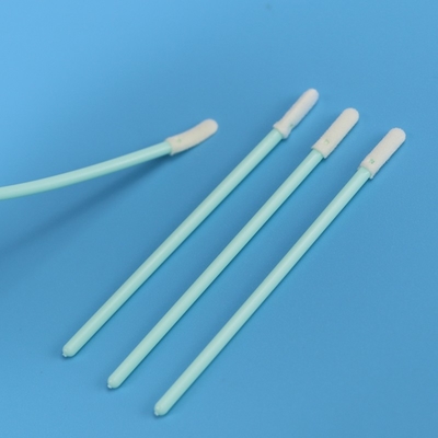 TX74 pp verts non poussiéreux collent des écouvillons d'astuce de mousse de nettoyage de précision pour le Cleanroom