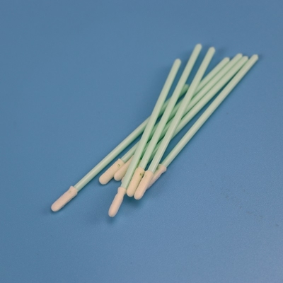 TX74 pp verts non poussiéreux collent des écouvillons d'astuce de mousse de nettoyage de précision pour le Cleanroom