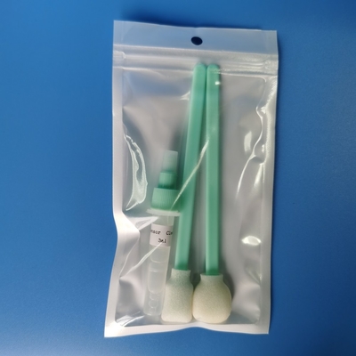 Rectangle de nettoyage de voiture et non pelucheux portatif de mousse d'écouvillon rond d'astuce avec le liquide