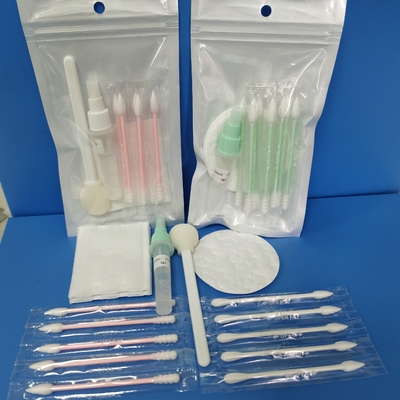 écouvillon non pelucheux portatif de la mousse 3pcs/bag pour le nettoyage détaillant à la maison