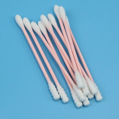 Rond enveloppé individuel qui respecte l'environnement et tampon de coton en spirale pour l'élimination de maquillage