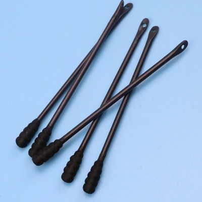 coton de nettoyage Bud Swab For Daily Use d'acné de Qtips de noir de 50pcs Eco-Frinedly