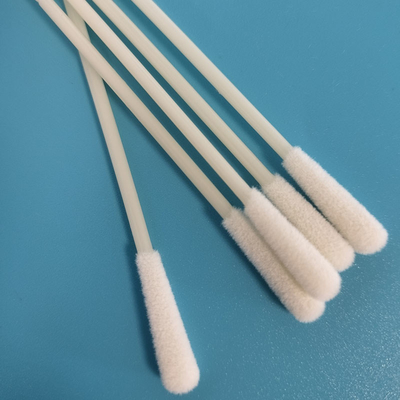 Écouvillons stériles en nylon en flocons pour la collecte d'échantillons Écouvillons oraux enveloppés individuellement