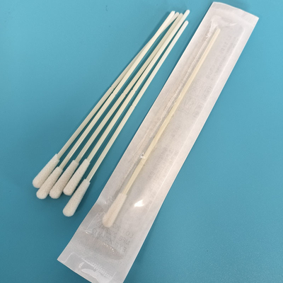 Écouvillons stériles en nylon en flocons pour la collecte d'échantillons Écouvillons oraux enveloppés individuellement