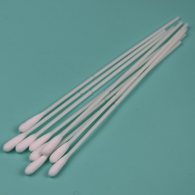 150 mm ABS Stick Cotton Bud Swab Swab de collecte de spécimens oraux avec point de rupture