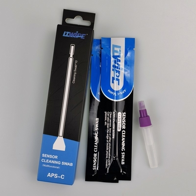 Écouvillons de nettoyage sans capteurs mous pour appareil photo absorbant en microfibre en forme de V