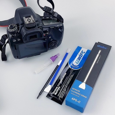 Kit de nettoyage de lentilles de caméra réutilisable Non toxique Sensor Swab Set pour éliminer facilement la poussière