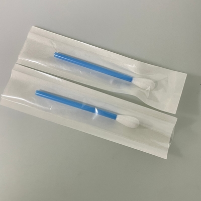 Écouvillons en coton bleu creux pour le nettoyage des instruments médicaux
