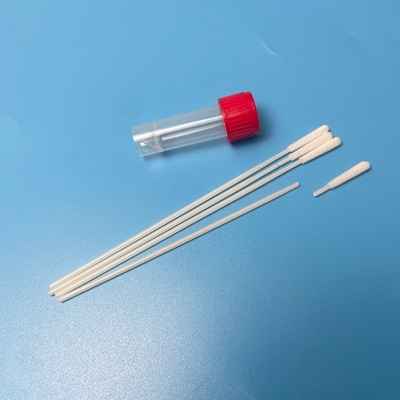 Écouvillons de prélèvement de spécimens avec du nylon à flocons doux, sans danger pour le patient