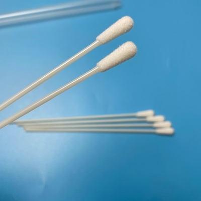 145 mm de long OEM écouvillon stérile jetable sans point de rupture 6 mm écouvillon de collecte de la tête