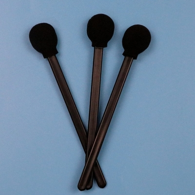 708 écouvillon rond sans lingot, écouvillon noir en mousse de salle blanche pour le nettoyage des voitures