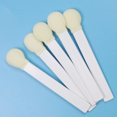 145 mm Bande blanche en PP 30 mm Grosse tête ronde Bande d'éponge en mousse médicale Swab applicateur