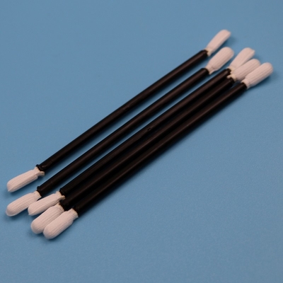 Manche noire sans lingot à double extrémité en salle blanche écouvillon de nettoyage de voiture écouvillon en polyester