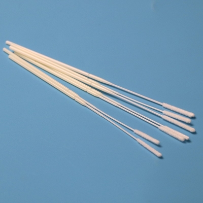 Essuie-mouche nasale en nylon enveloppé en flocons, individuel, collecte de spécimens stériles, essuie-mouche avec tube