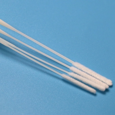 Essuie-mouche nasale en nylon enveloppé en flocons, individuel, collecte de spécimens stériles, essuie-mouche avec tube